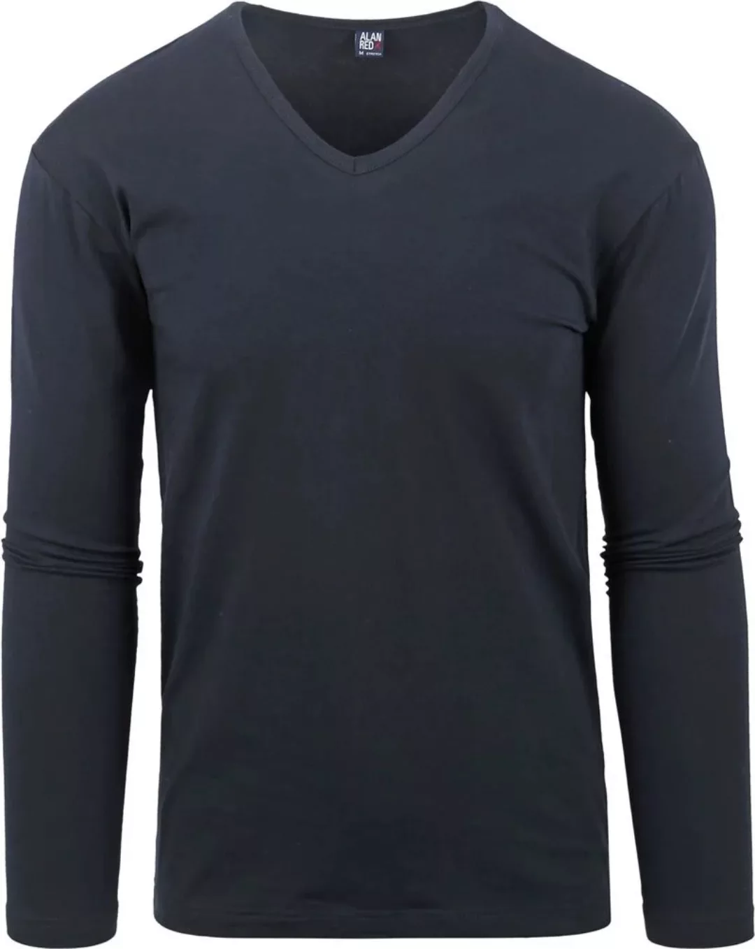 Alan Red T-shirt Oslo V-Ausschnitt Longsleeve Navy - Größe XXL günstig online kaufen