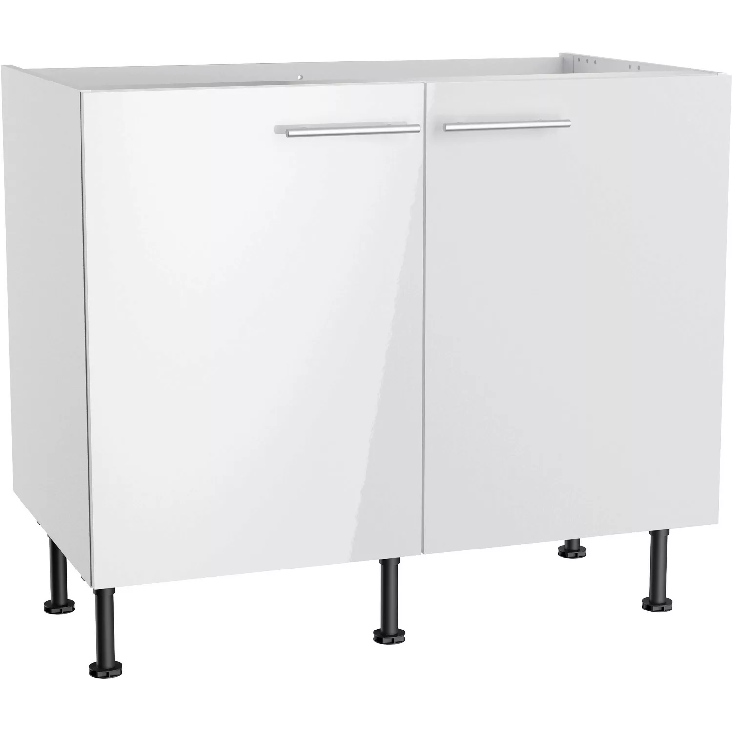 Optifit Spülenunterschrank Rurik986 100 cm x 87 cm x 58,4 cm Weiß günstig online kaufen