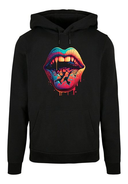 F4NT4STIC Kapuzenpullover Drooling Lips HOODIE Print günstig online kaufen