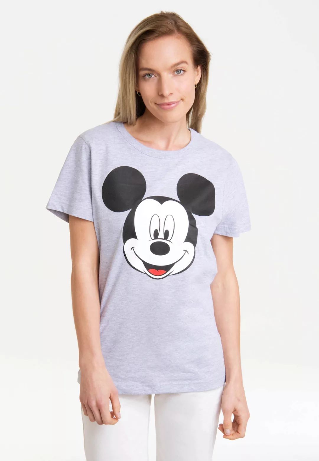 LOGOSHIRT T-Shirt "Disney - Mickey Mouse Gesicht", mit lizenziertem Print günstig online kaufen