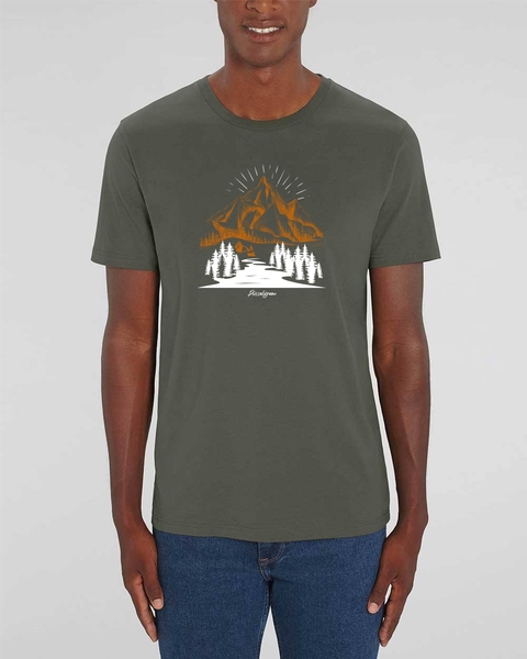 Berge, Wandern, Landschaft, Wald Tshirt Aus Bio Baumwolle günstig online kaufen