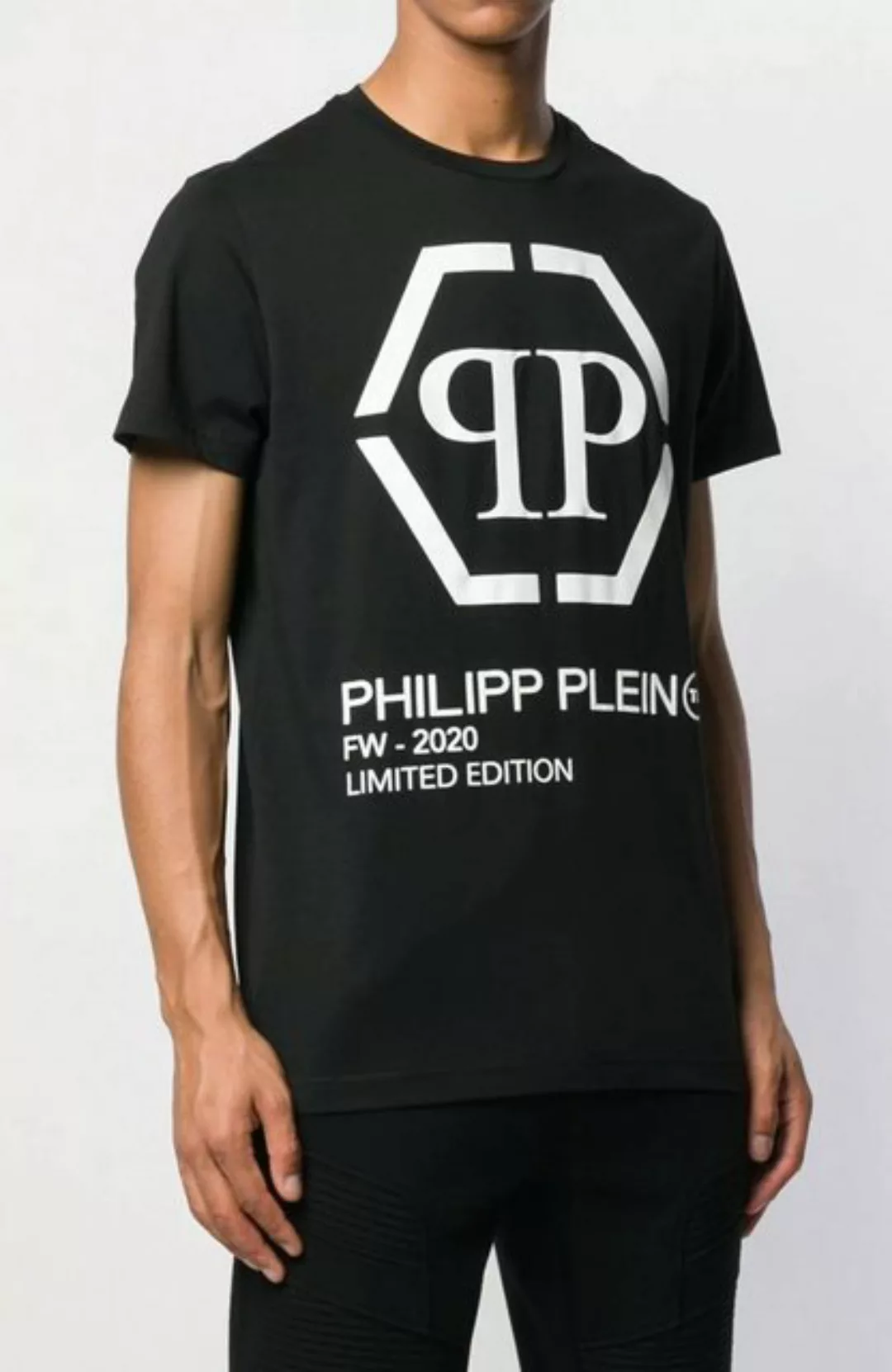 PHILIPP PLEIN T-Shirt Philipp Plein Gold Cut Limited Edition Logo Shirt Rou günstig online kaufen