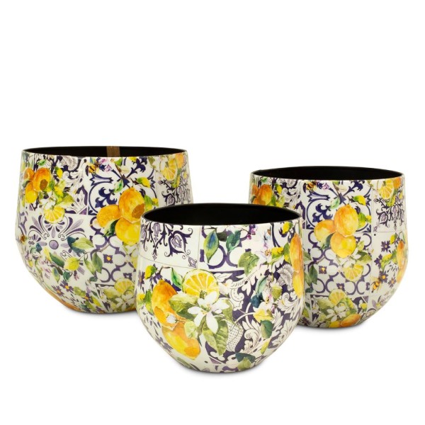 Lemon Fusion Tischgefäß für Pflanzen multicolor 3er Set günstig online kaufen