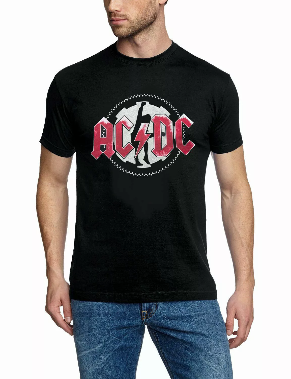 AC/DC Print-Shirt AC/DC T-Shirt Black Ice günstig online kaufen