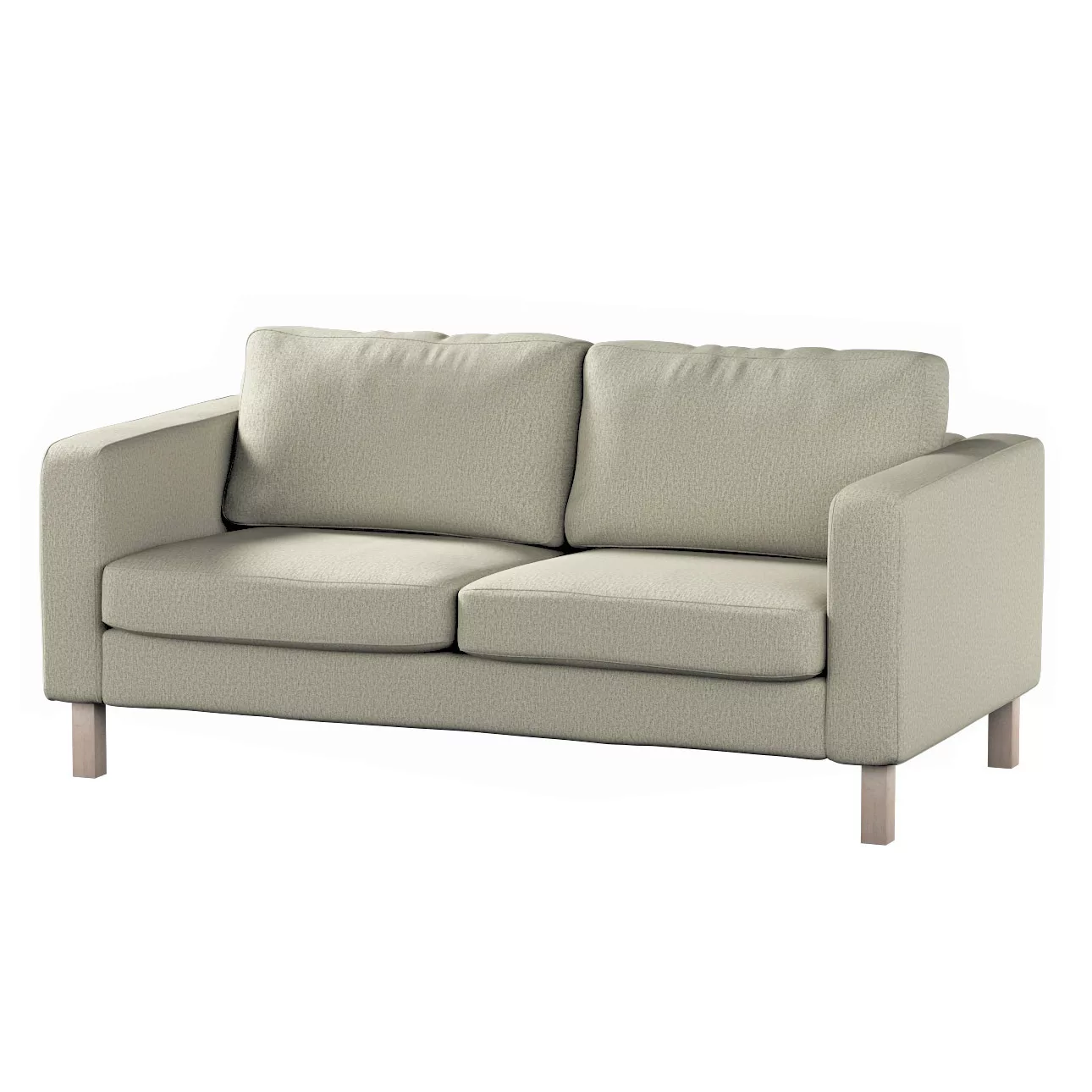 Bezug für Karlstad 2-Sitzer Sofa nicht ausklappbar, beige, Sofahusse, Karls günstig online kaufen