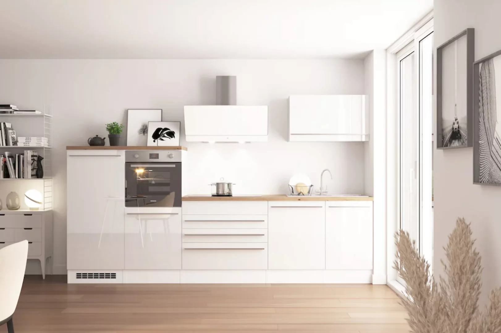 RESPEKTA Küche "Gabriel, Breite 320 cm", wechselseitig aufbaubar, als Doppe günstig online kaufen