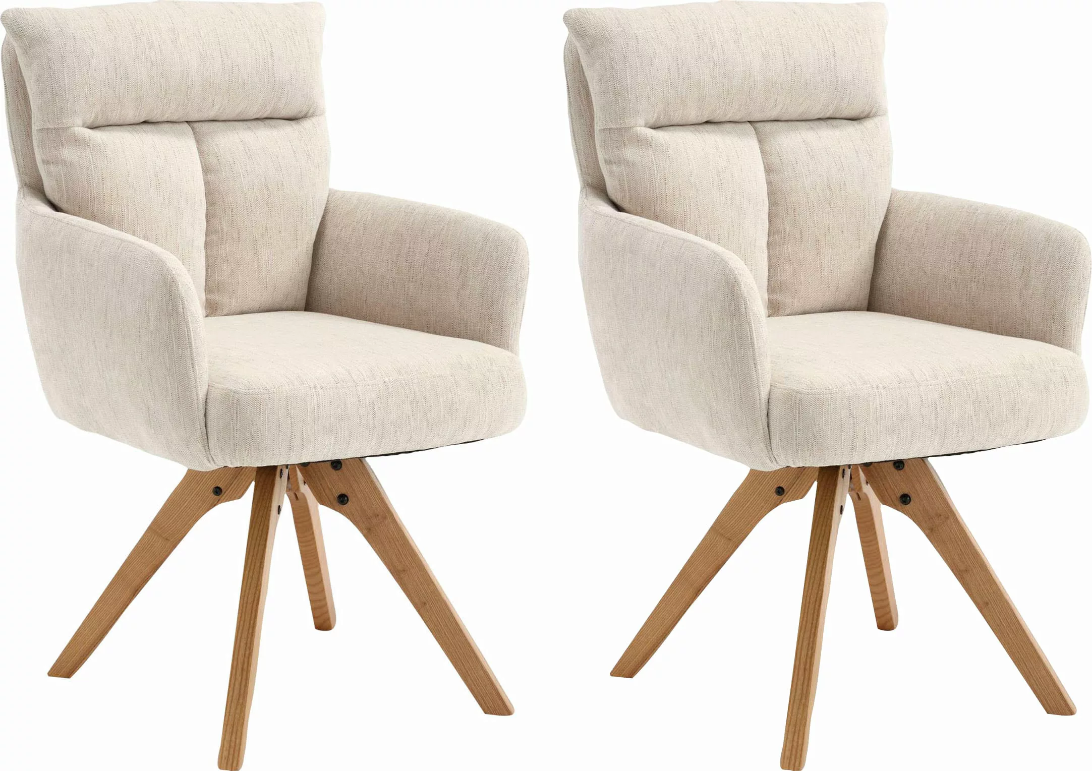 Home affaire Esszimmerstuhl "Monaco, TOPSELLER", (Set), 2 St., Boucle, vers günstig online kaufen