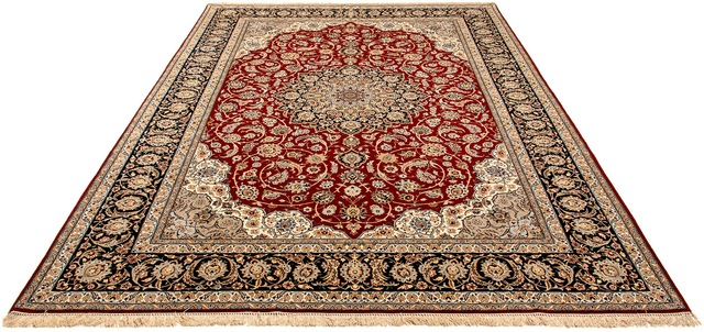 morgenland Orientteppich »Perser - Isfahan - Premium - 370 x 253 cm - dunke günstig online kaufen