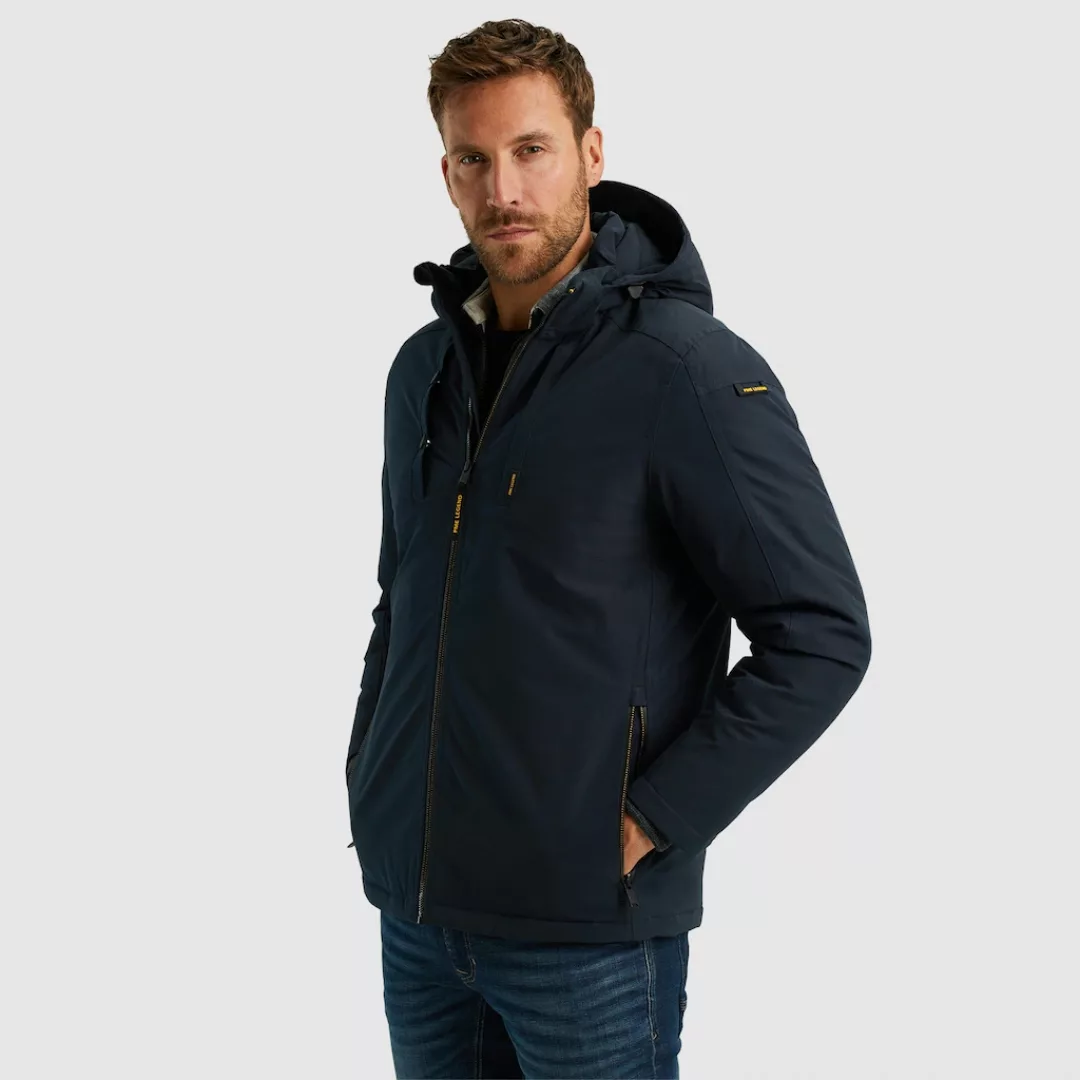 PME LEGEND Outdoorjacke Semi long jacket STEARPACKER Ottoman mit Kapuze günstig online kaufen