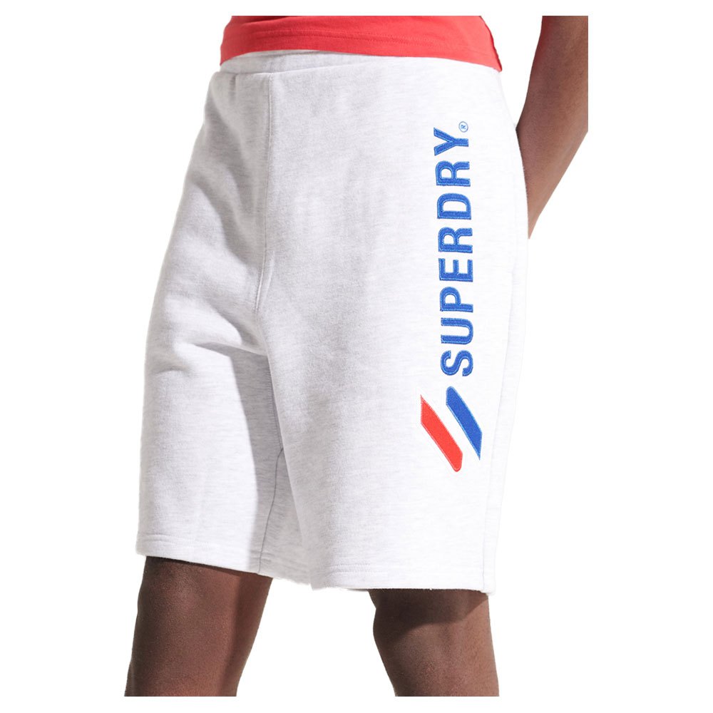 Superdry Sportstyle Applique Shorts Hosen XL Ice Marl günstig online kaufen