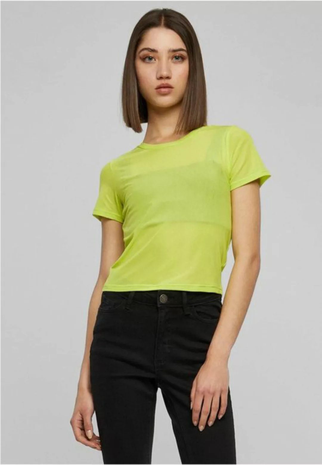 URBAN CLASSICS T-Shirt Ladies Short Mesh Tee günstig online kaufen