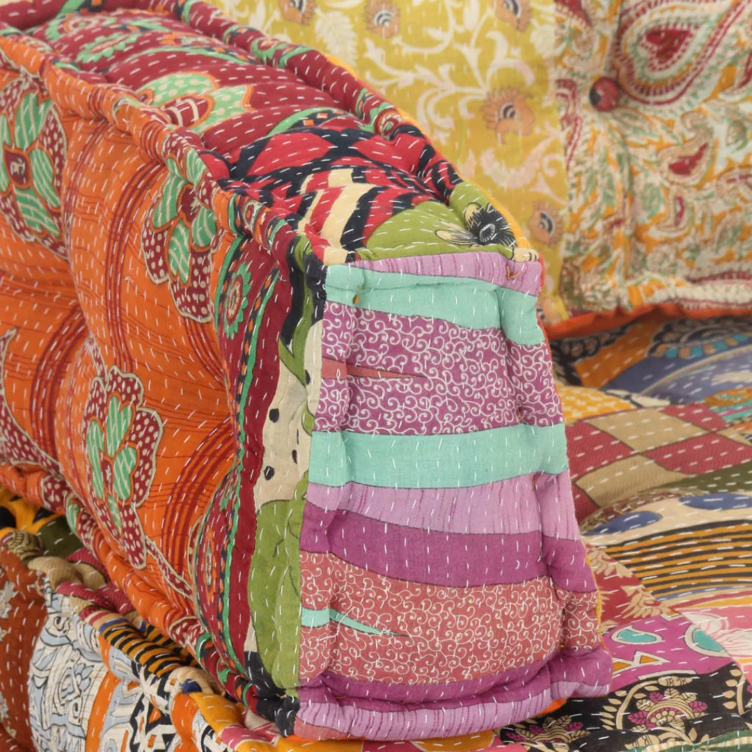 Pouf Patchwork Stoff günstig online kaufen