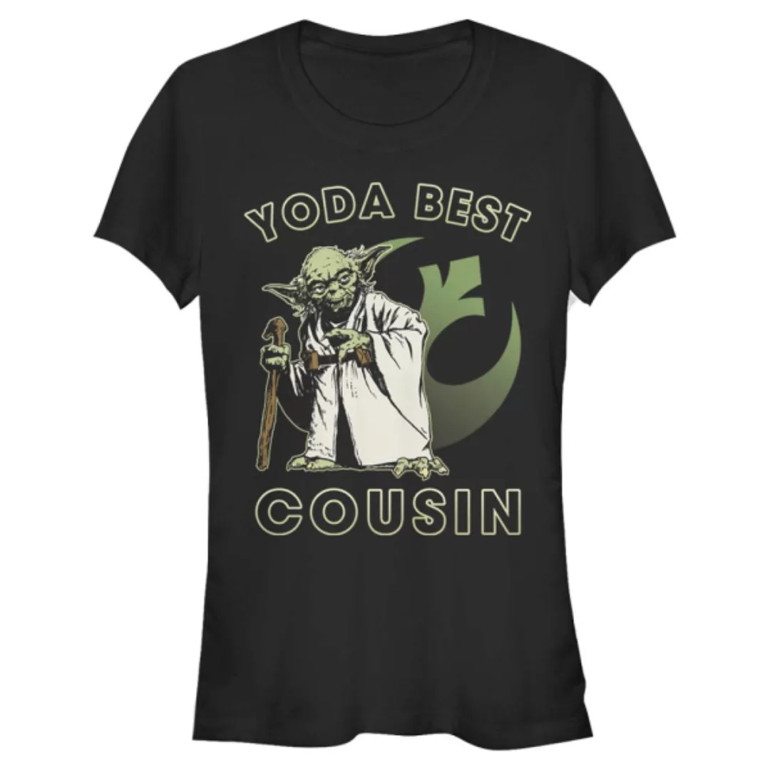 Star Wars - Yoda Best Cousin - Familie - Frauen T-Shirt günstig online kaufen