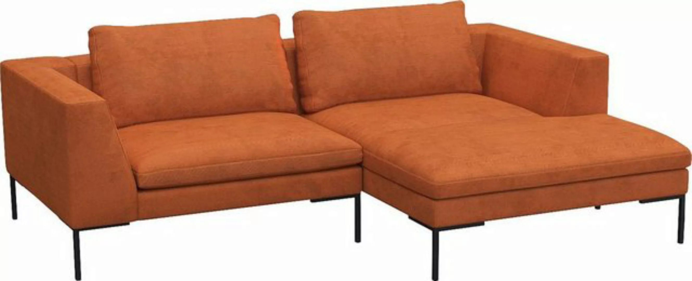 FLEXLUX Ecksofa »Loano, superbequemer Sitzkomfort durch Kaltschaum im Sitz, günstig online kaufen