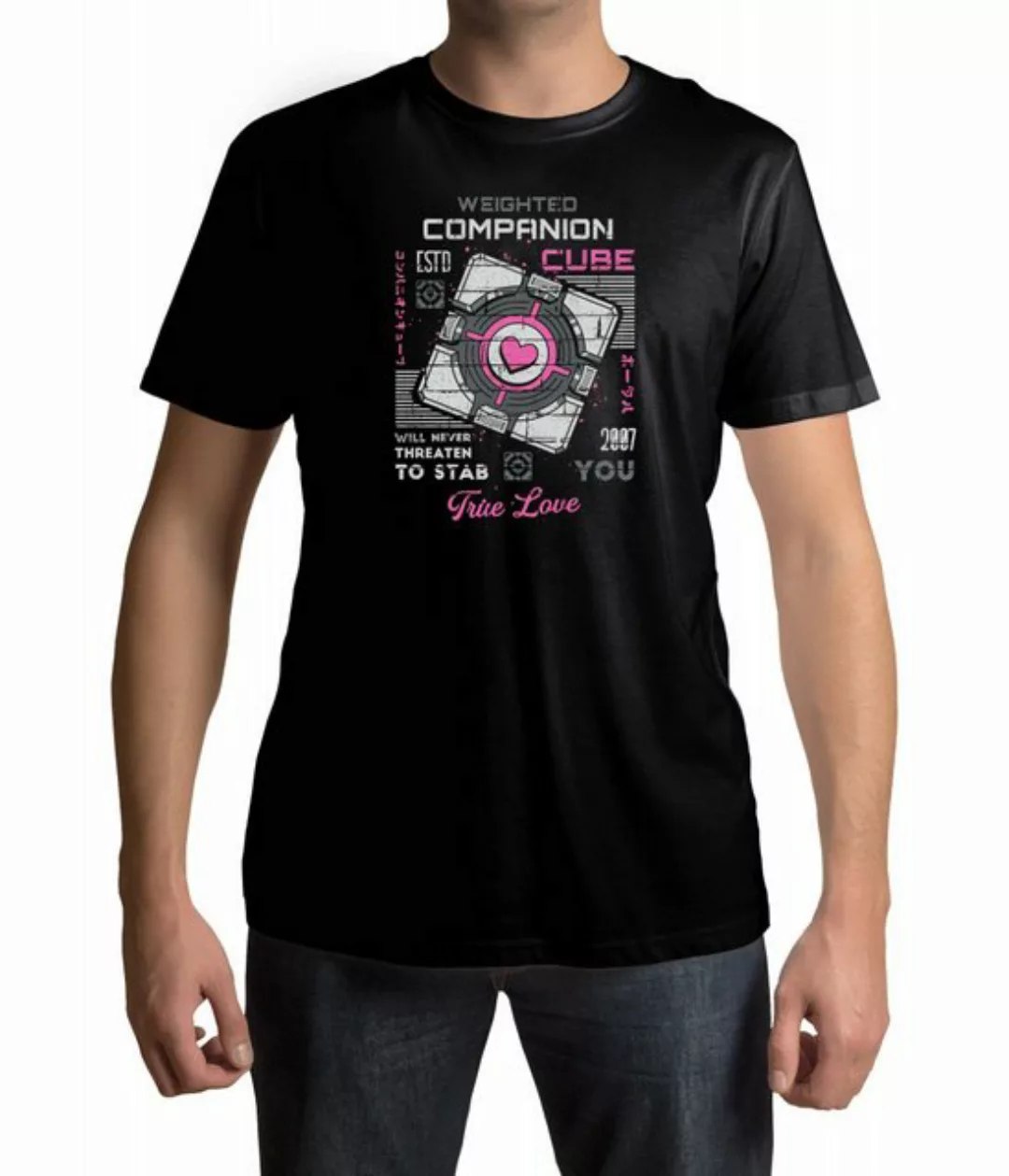 Lootchest T-Shirt Companion Cube günstig online kaufen