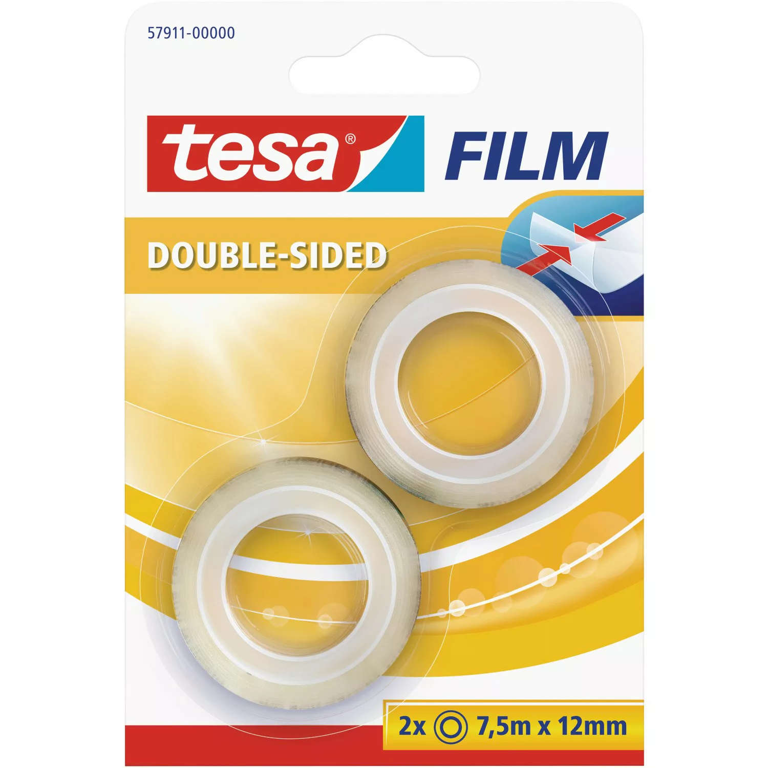 Tesa Film doppelseitig 2 x 7,5 m x 12 mm günstig online kaufen