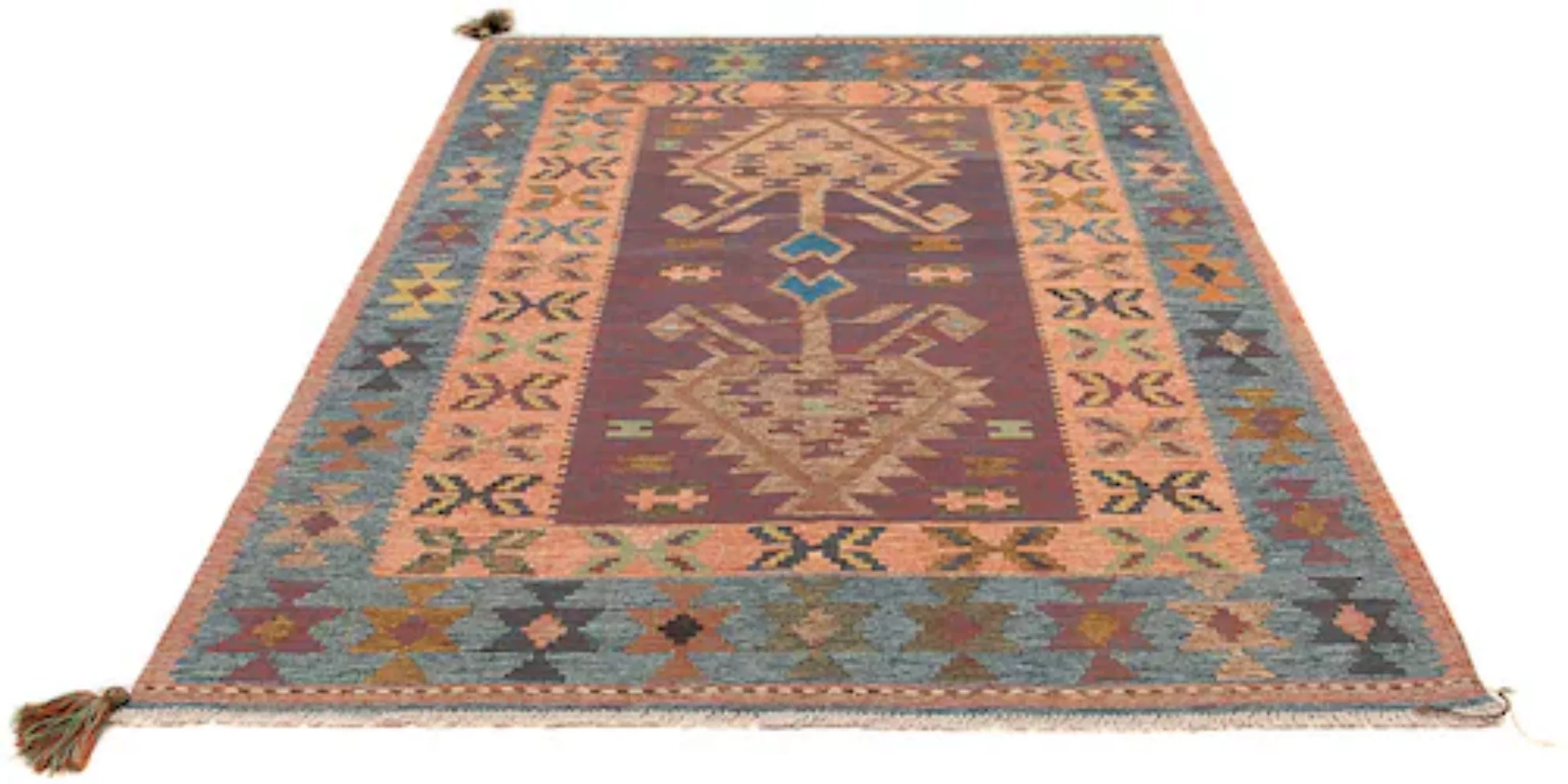 morgenland Wollteppich »Kelim - Oriental - 207 x 151 cm - mehrfarbig«, rech günstig online kaufen