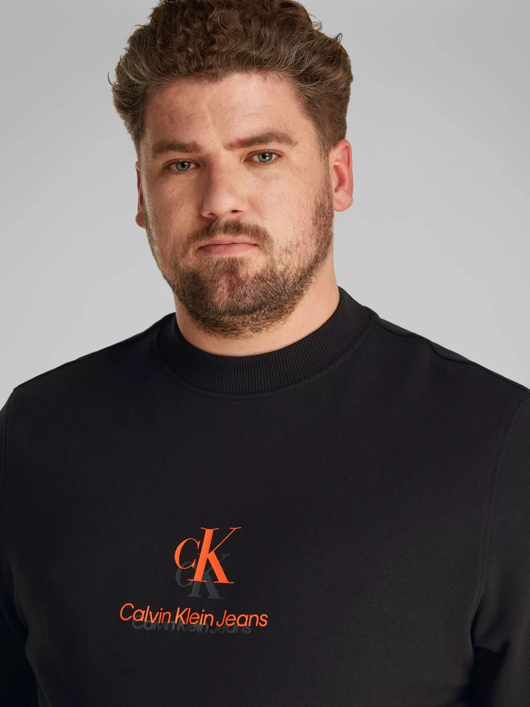 Calvin Klein Jeans Plus Sweatshirt "PLUS SHADOW LOGO CREW NECK", in großen günstig online kaufen