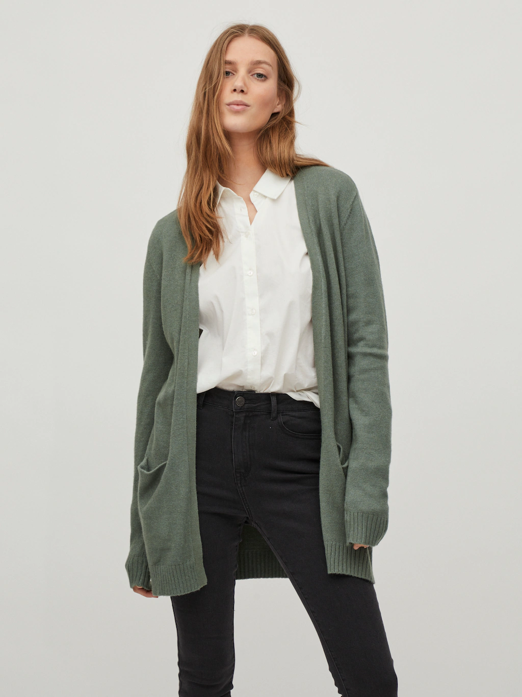 Vila Strickjacke "VIRIL OPEN L/S KNIT CARDIGAN - NOOS" günstig online kaufen
