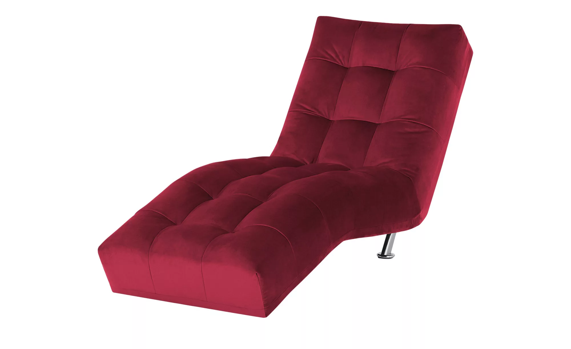 uno Einzelliege  Inga - rot - 164 cm - 88 cm - 68 cm - Polstermöbel > Relax günstig online kaufen