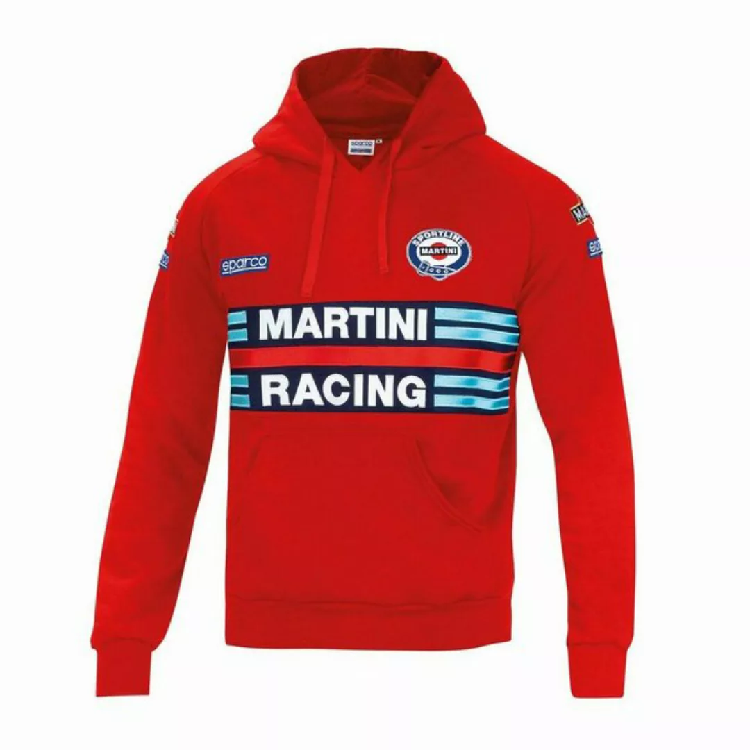 sparco Sweater Herren Sweater mit Kapuze Sparco MARTINI RACING Rot Größe XL günstig online kaufen