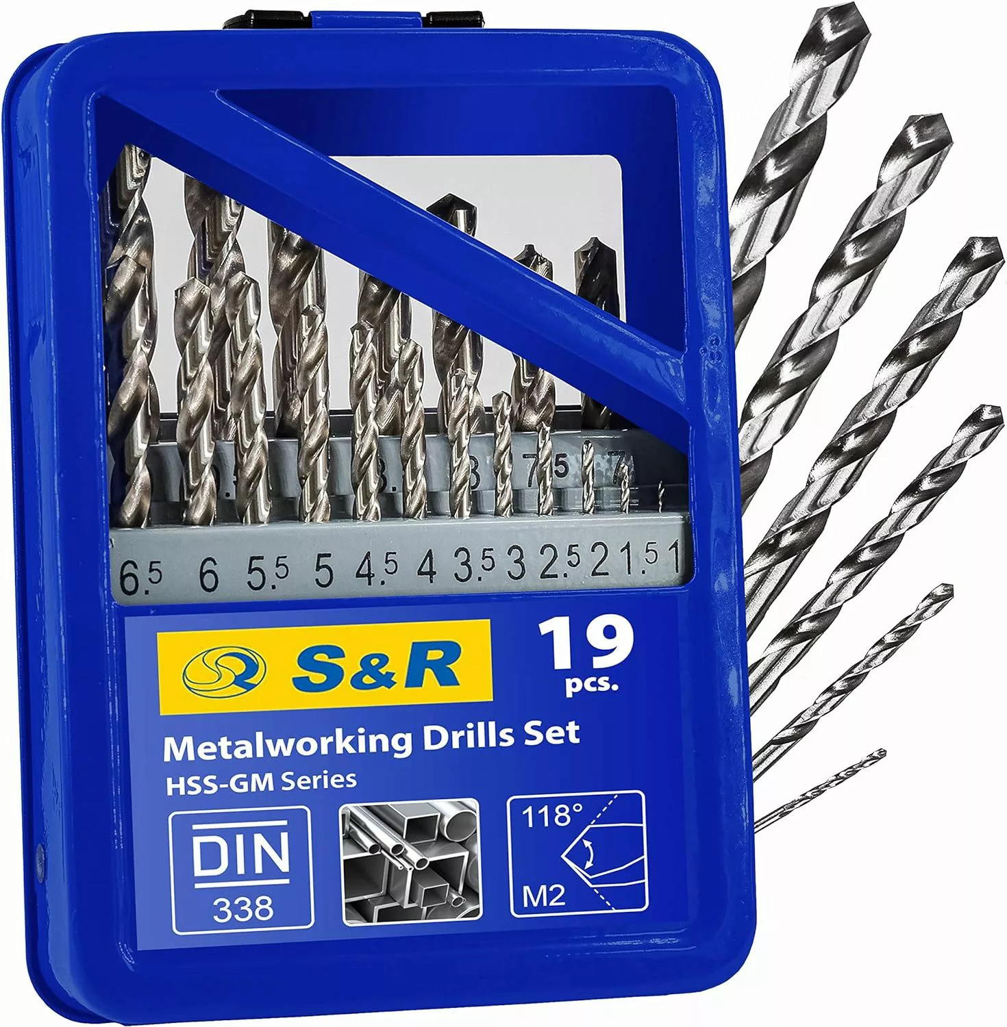 S&R Metallbohrer Industrie-Qualität, extra hohe Standzeit,118° günstig online kaufen