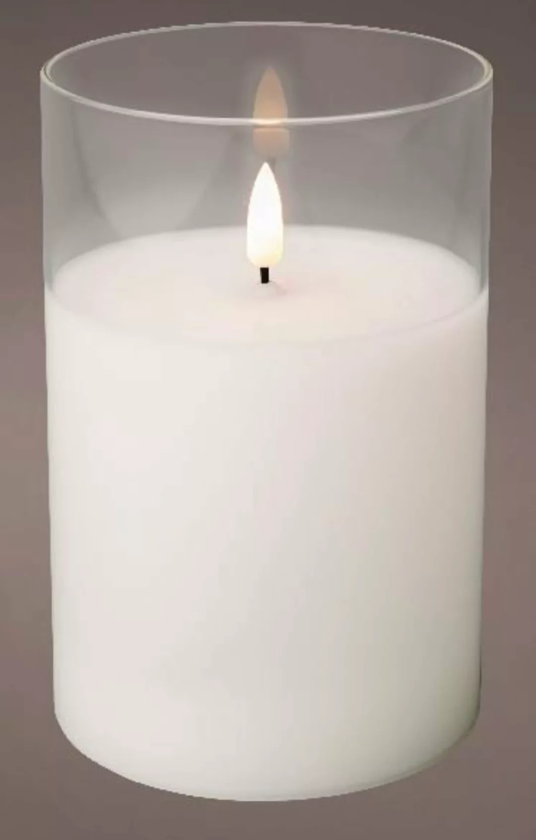 Led Kerze Decoris Weiß (ø 10 X 15 Cm) günstig online kaufen