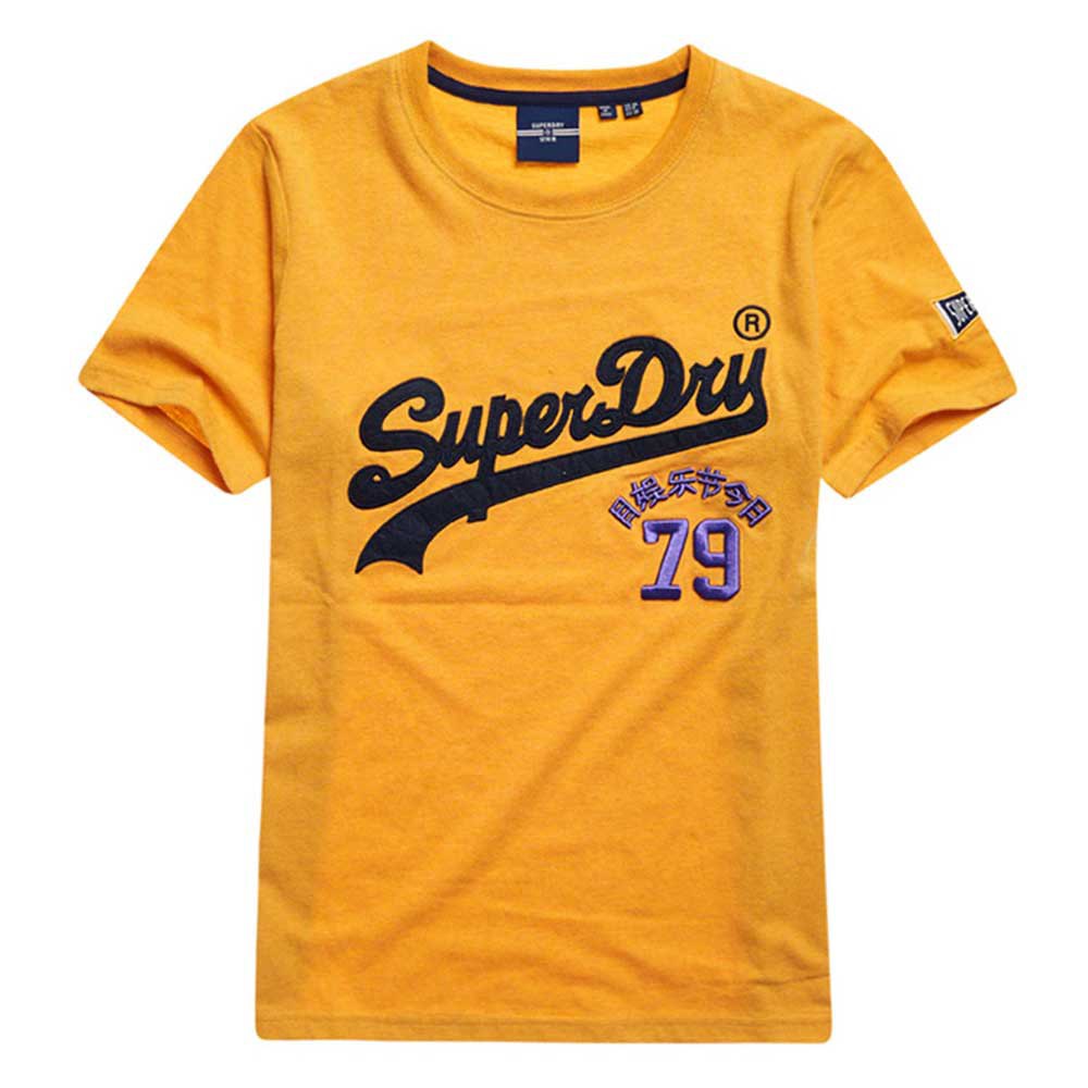 Superdry Vintage Logo Source Kurzarm T-shirt XS Tumeric Marl günstig online kaufen