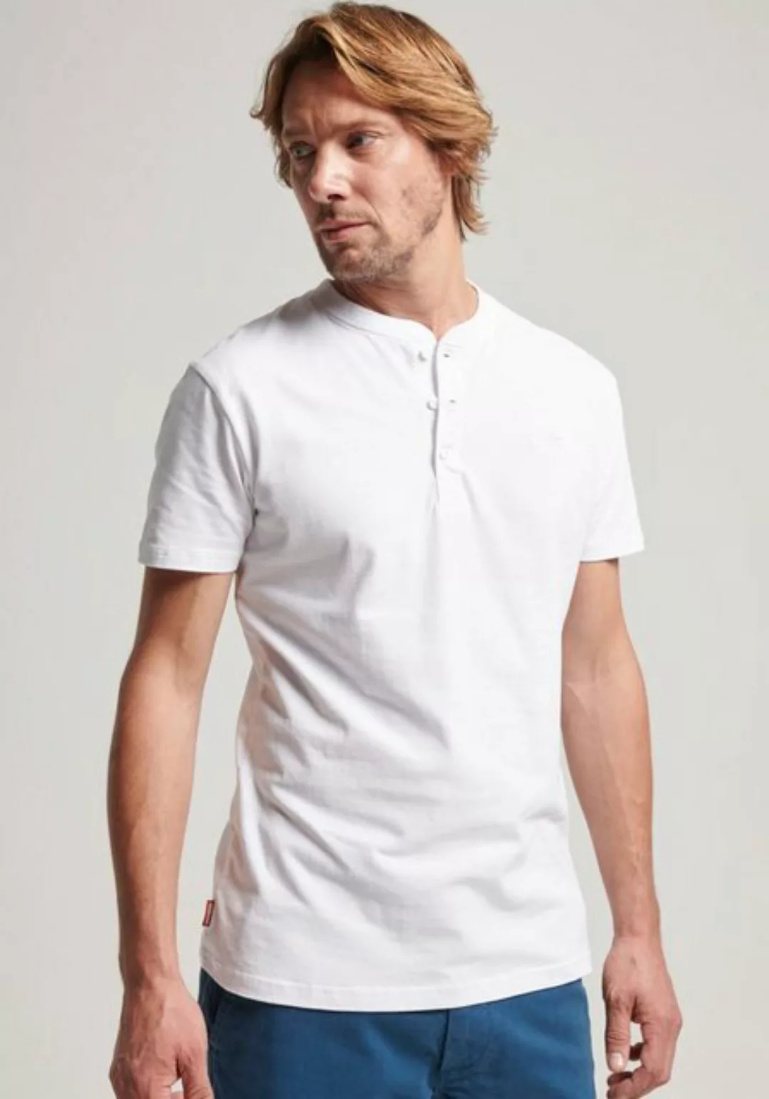 Superdry T-Shirt SD-VINTAGE LOGO EMB S/S HENLEY günstig online kaufen