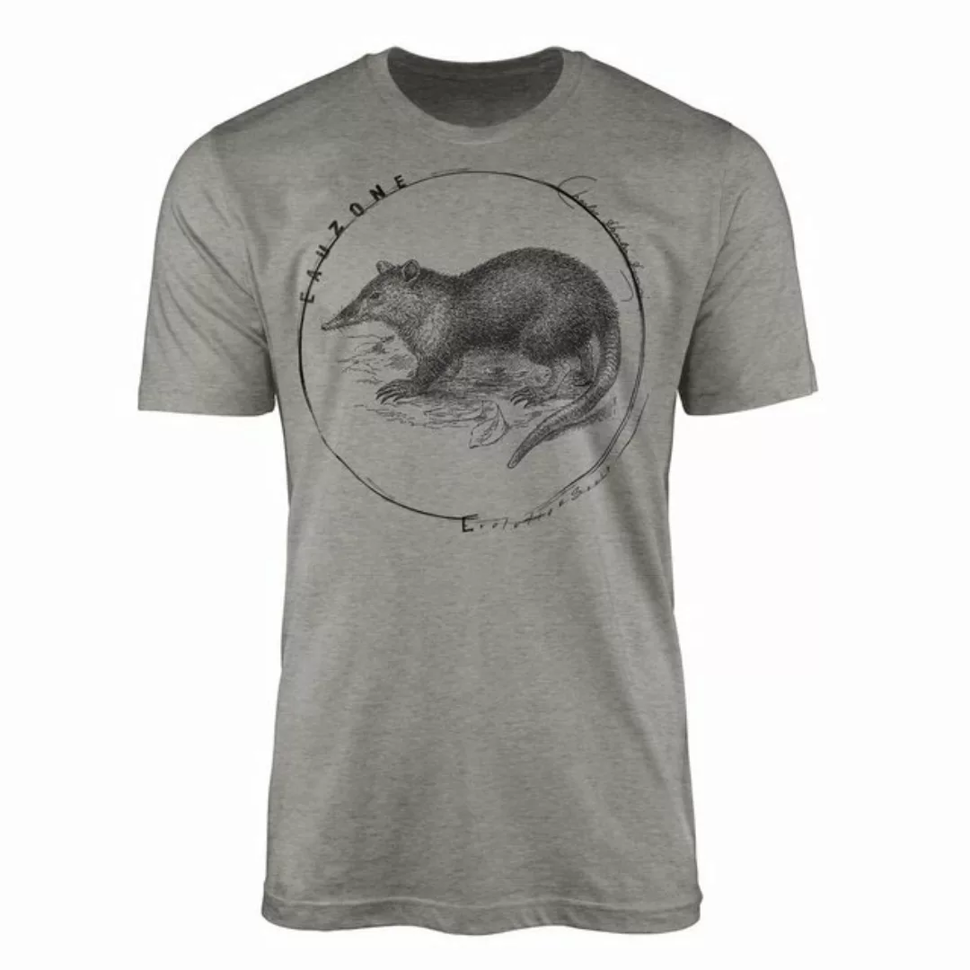 Sinus Art T-Shirt Evolution Herren T-Shirt Spitzmaus günstig online kaufen