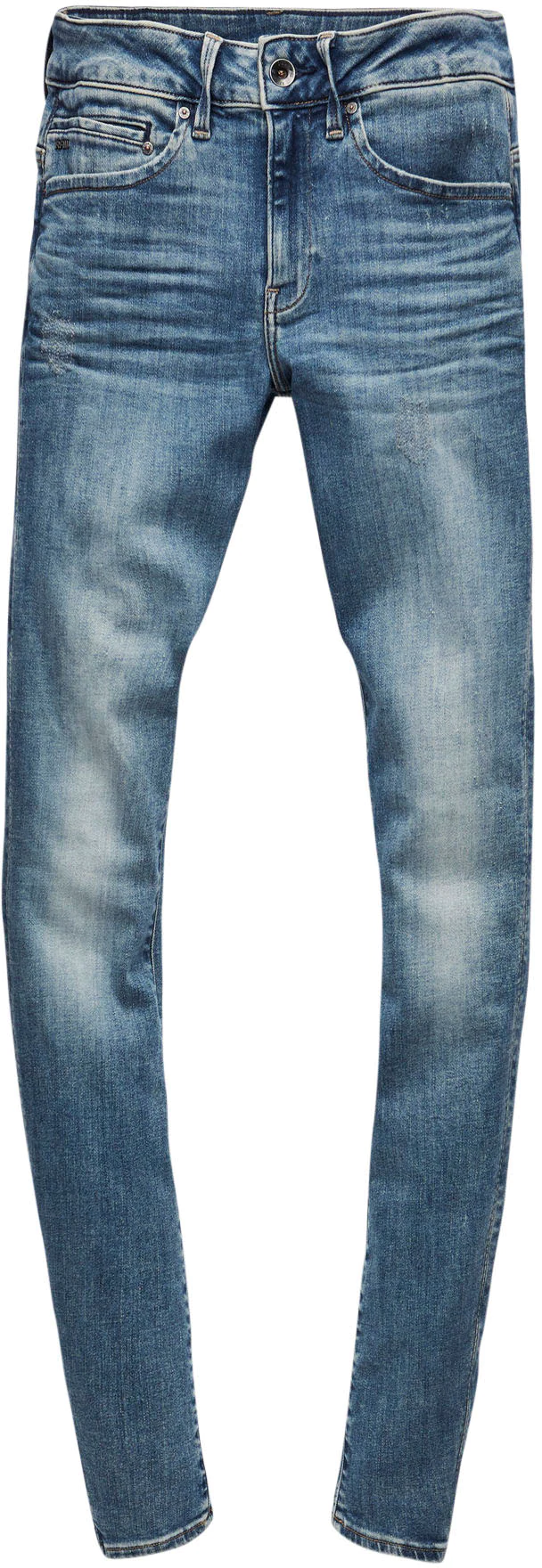G-star Midge Zip Mid Waist Skinny Jeans 22 Light Vintage Aged Destroy günstig online kaufen
