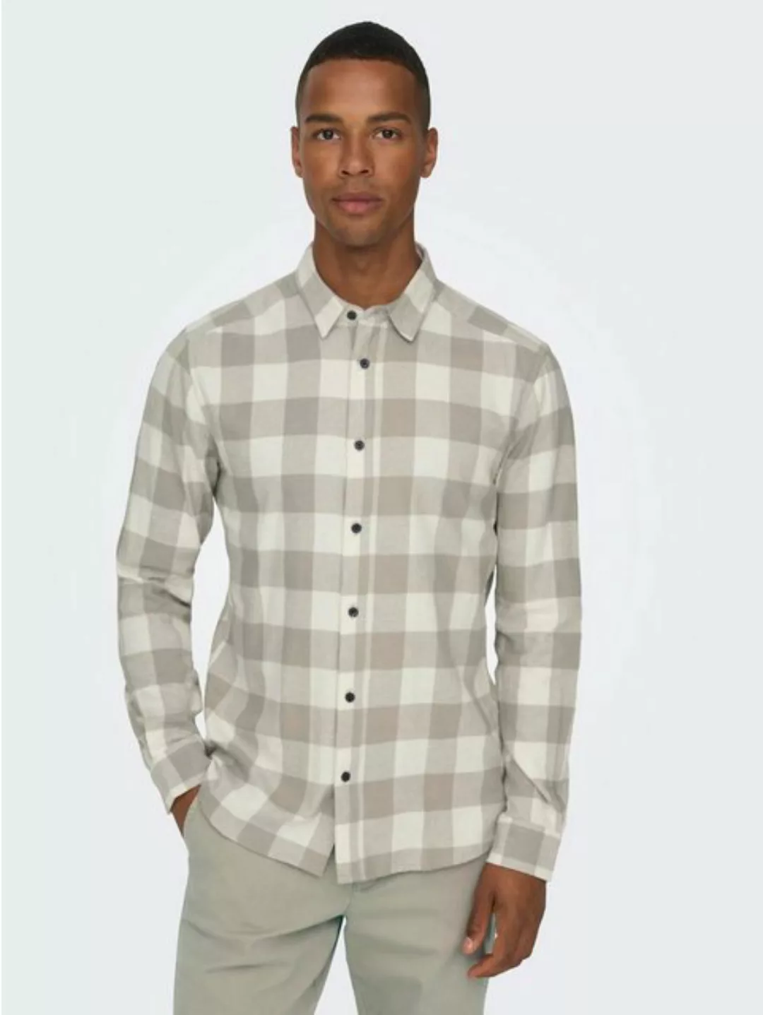 Only & Sons Herren Freizeithemd ONSGUDMUND LS CHECKED SHIRT günstig online kaufen