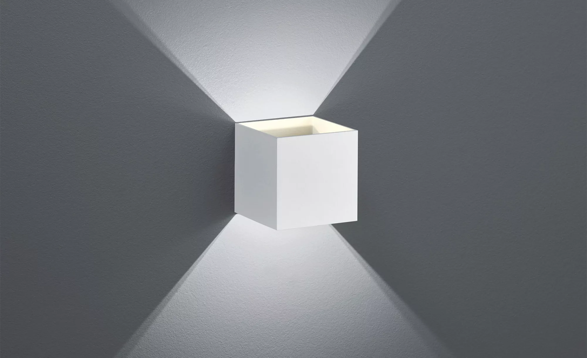 Trio LED-Wandlampe Louis Weiß matt 1-flammig 4,3 W günstig online kaufen