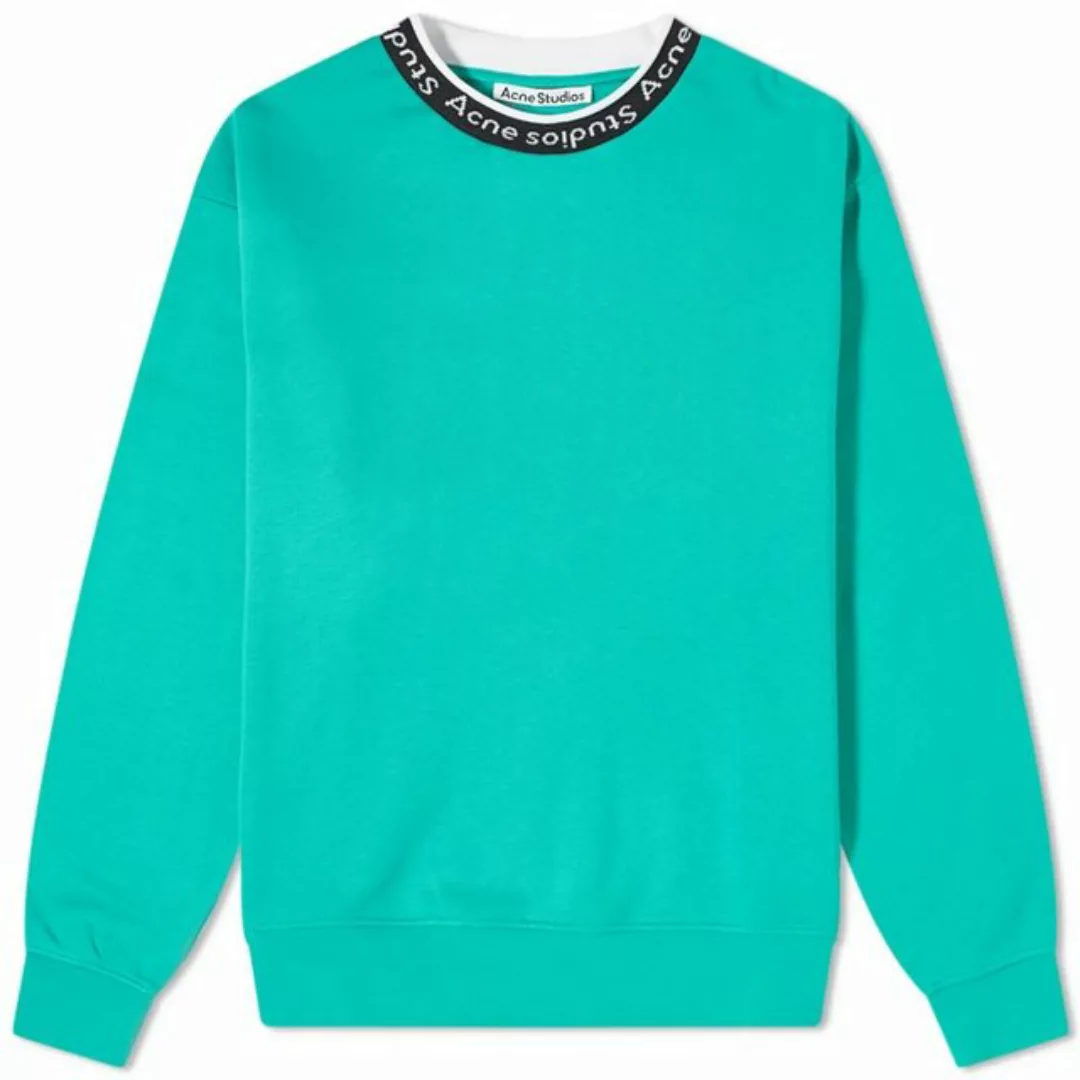 ACNE STUDIOS Sweater Fulton Logo Sweatshirt Grün günstig online kaufen