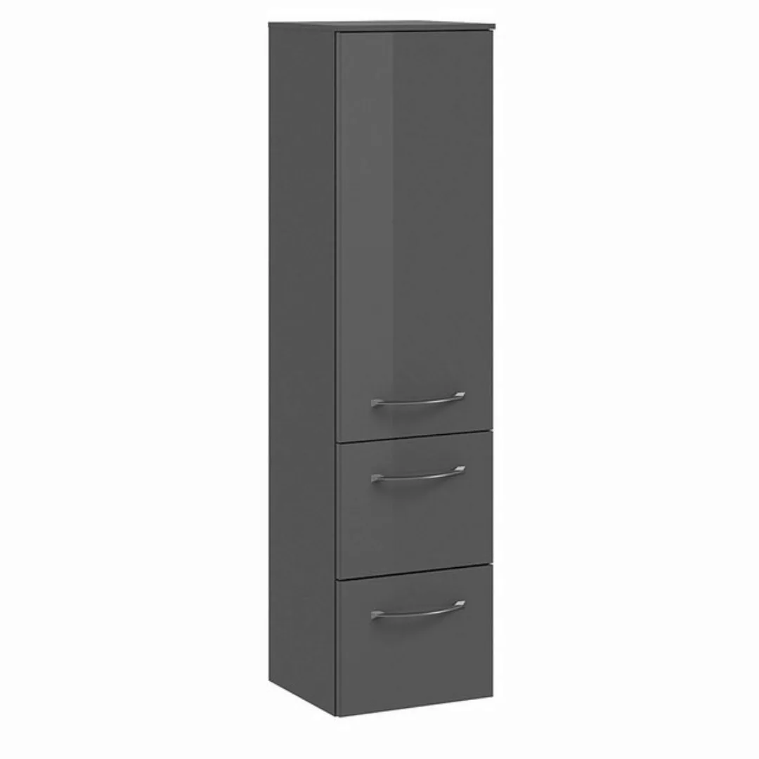 Lomadox Midischrank SOLINGEN-66 Badezimmer Badschrank Midischrank anthrazit günstig online kaufen