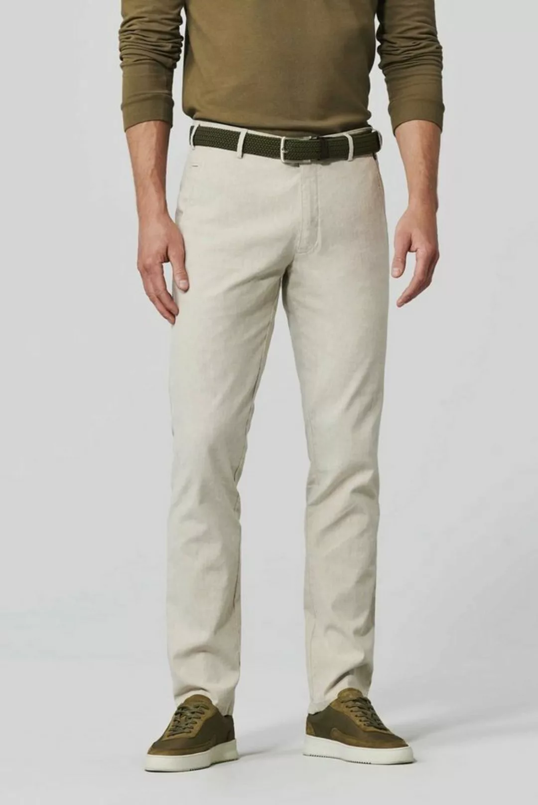 MEYER Chinohose Bonn (1-tlg) Cotton Leinen Stretch Chino günstig online kaufen