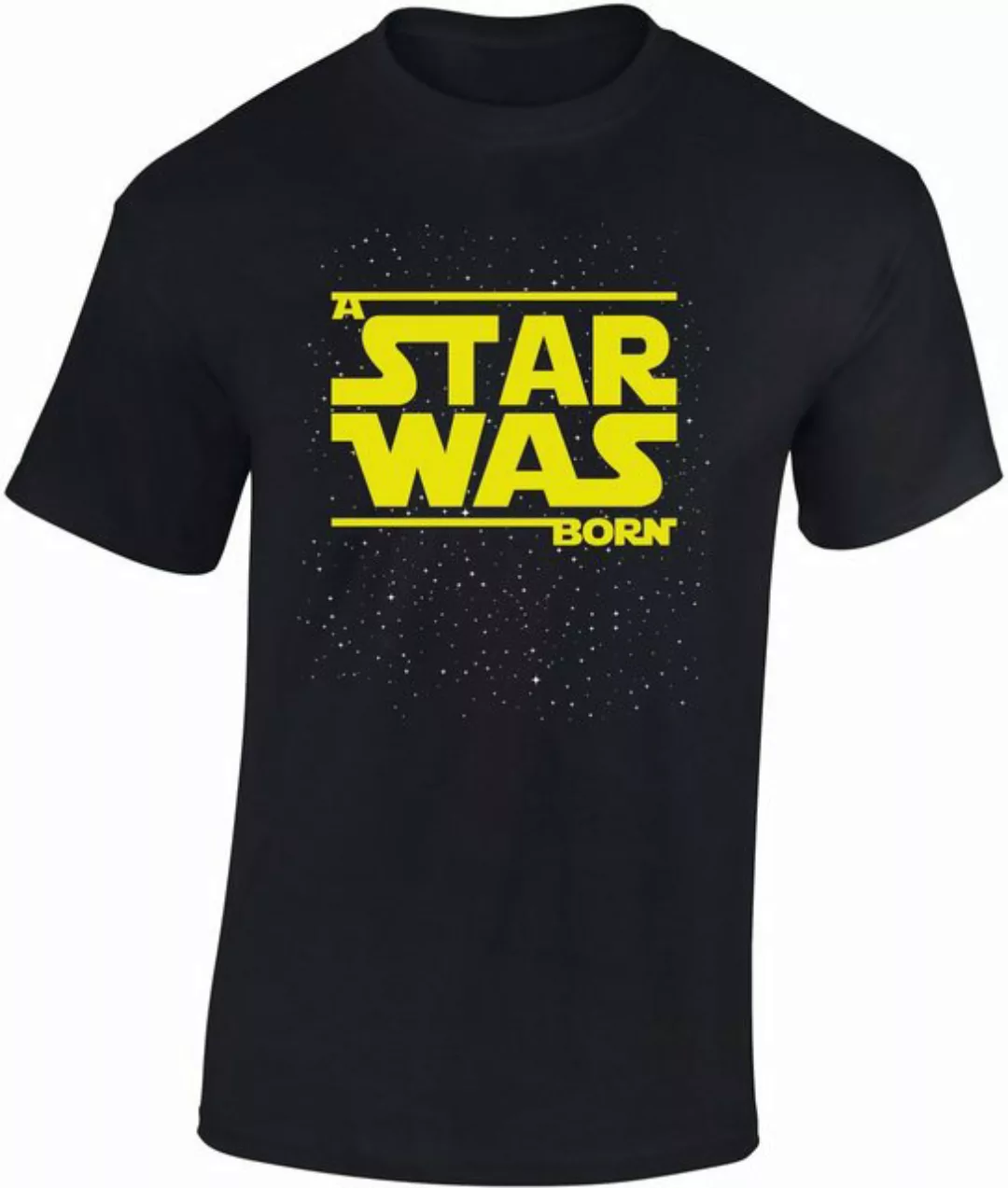 Baddery Print-Shirt T-Shirt zum Geburtstag, "A star was born", Geschenk Gam günstig online kaufen