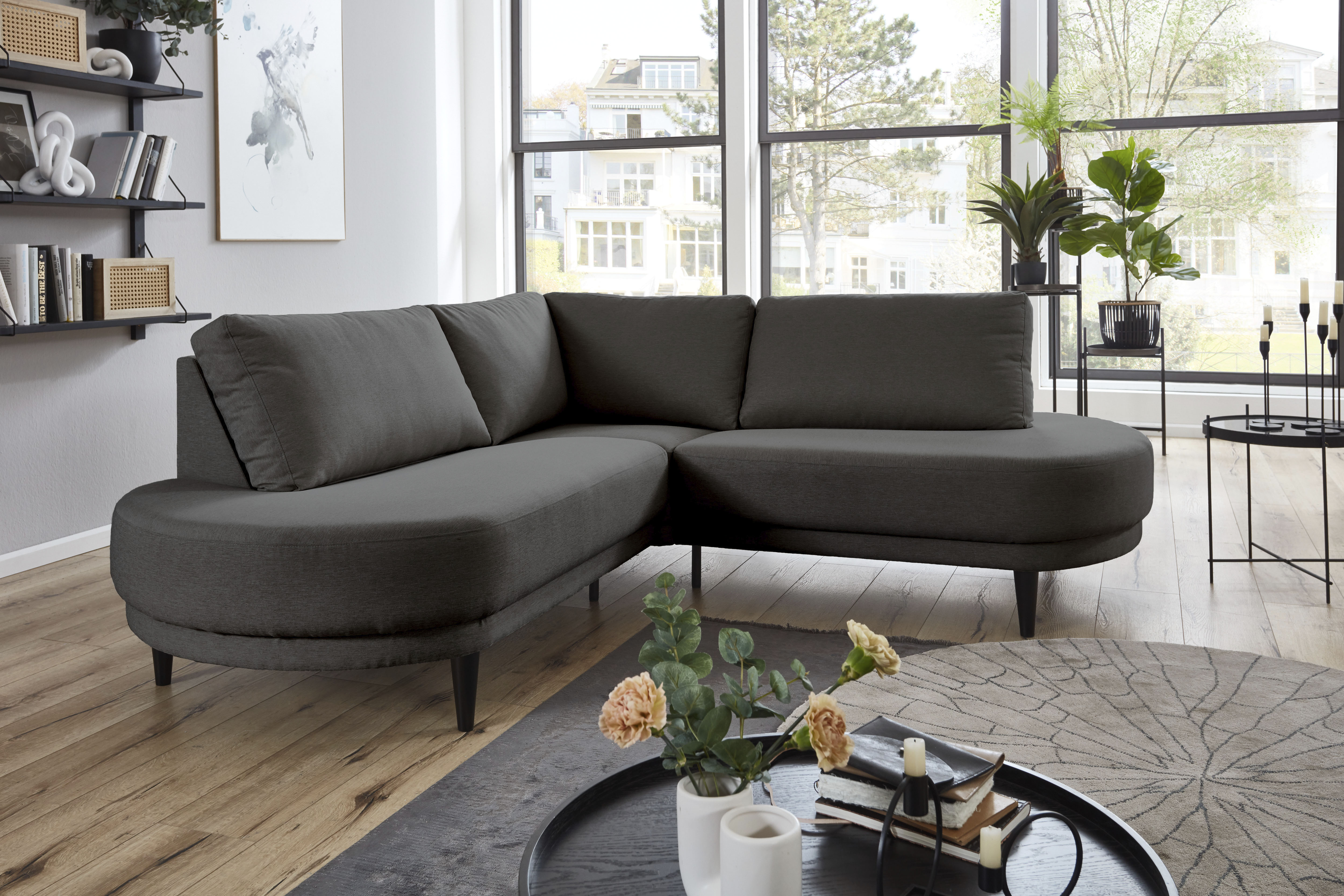 ATLANTIC home collection Ecksofa "Ronny L-Form", wahlweise in beige, mit We günstig online kaufen