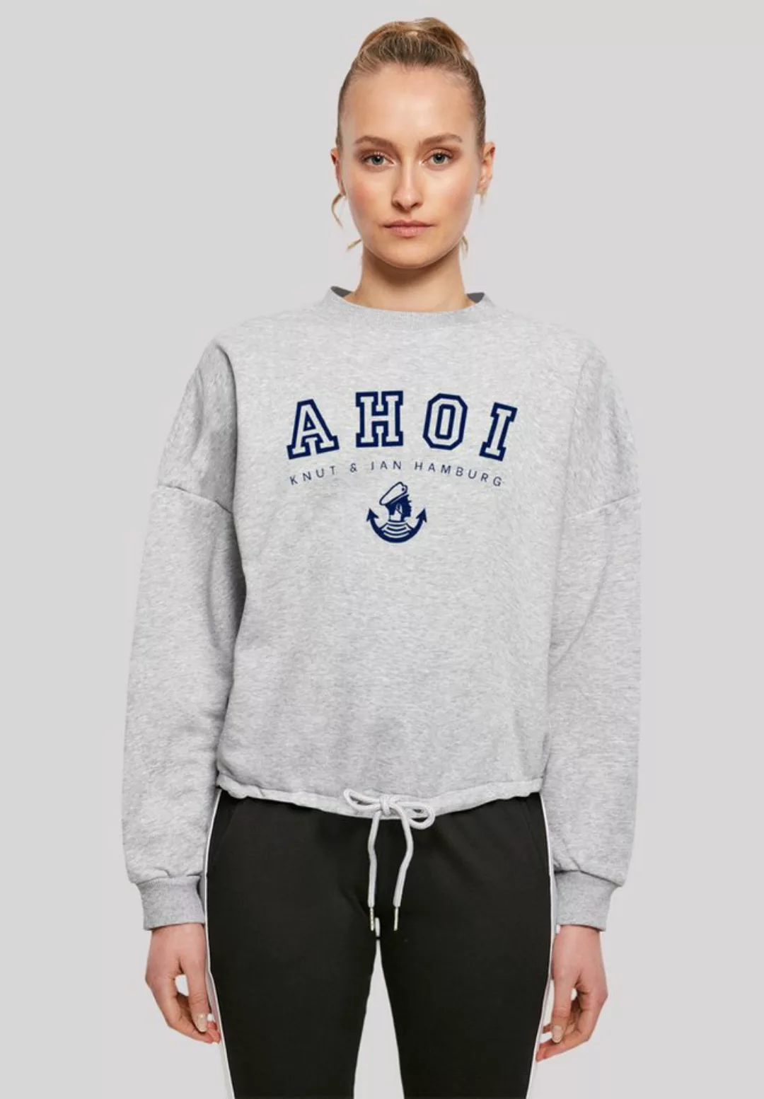 F4NT4STIC Sweatshirt Ahoi Knut & Jan Hamburg Print günstig online kaufen