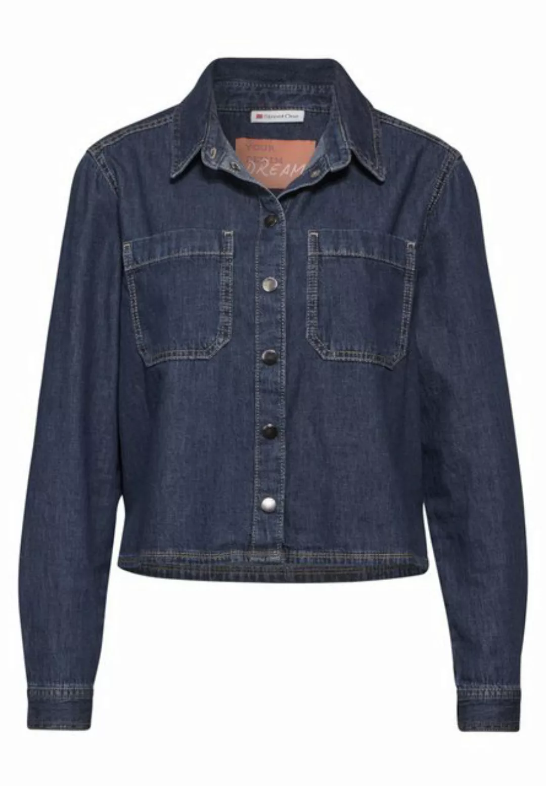 STREET ONE Jeansbluse, in Denim-Optik günstig online kaufen