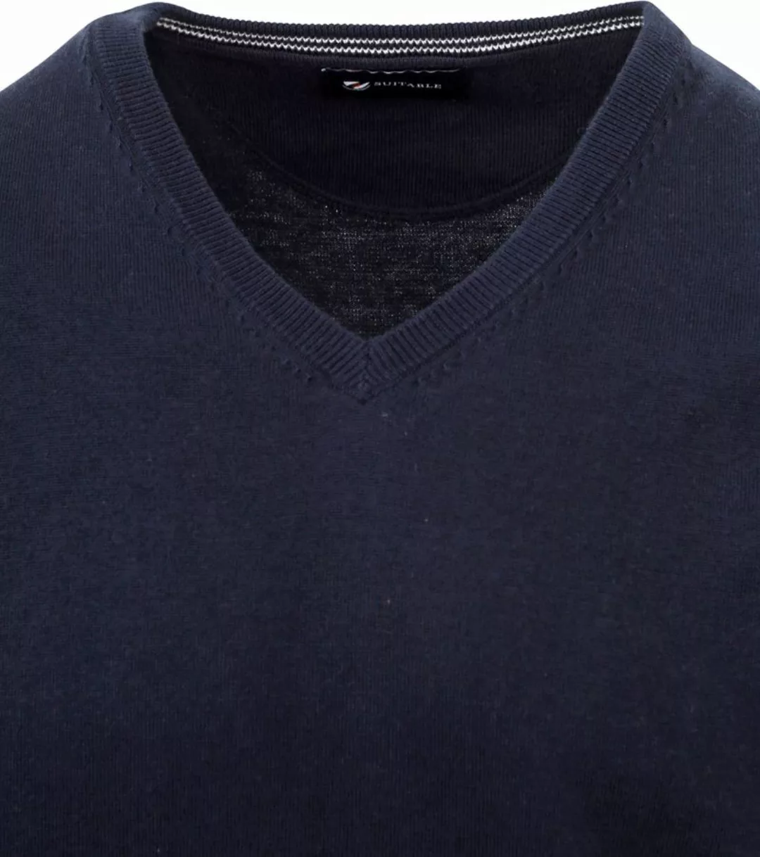 Suitable Pullover Vini V-Ausschnitt Navy  - Größe L günstig online kaufen