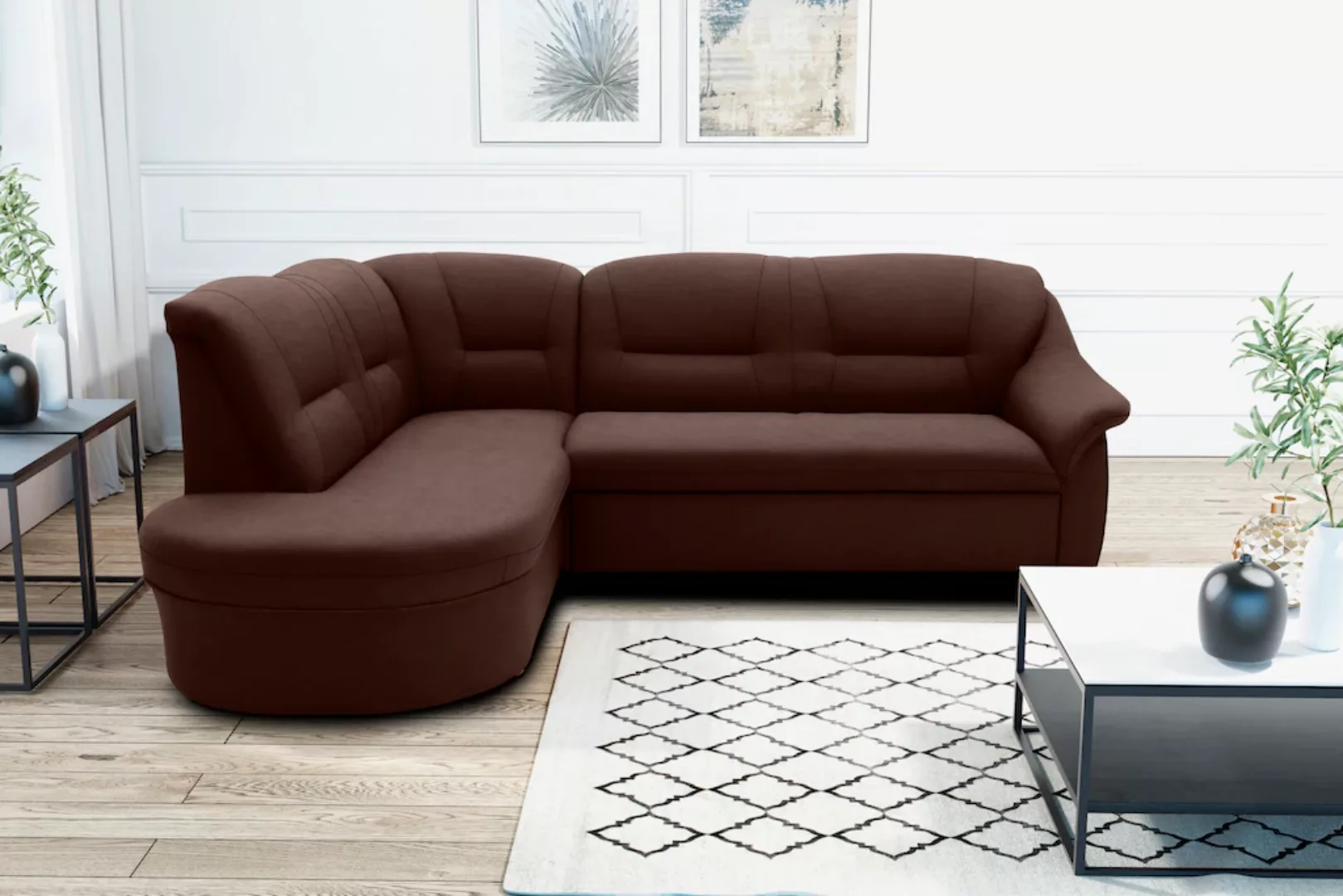 DOMO collection Ecksofa "Faenza L-Form", DOMO collection Ecksofa, mit Ottom günstig online kaufen