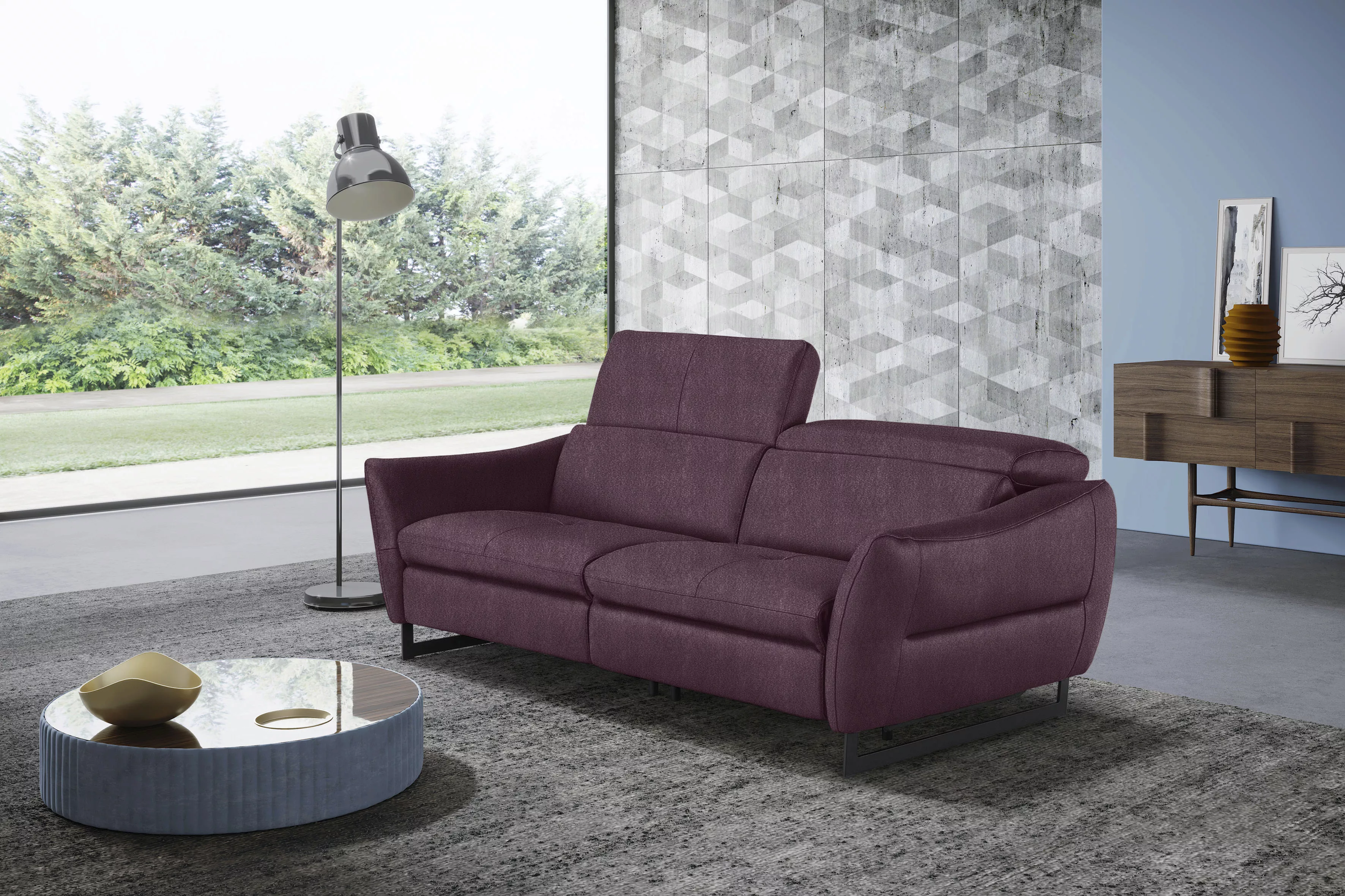 Egoitaliano 2,5-Sitzer "Dafne, elegantes Designsofa mit hohem Sitzkomfort", günstig online kaufen