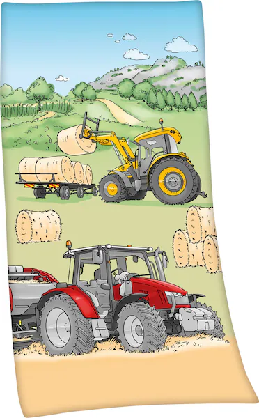 Herding Young Collection Badetuch »Traktor«, (1 St.), hochfarbig bedruckt günstig online kaufen
