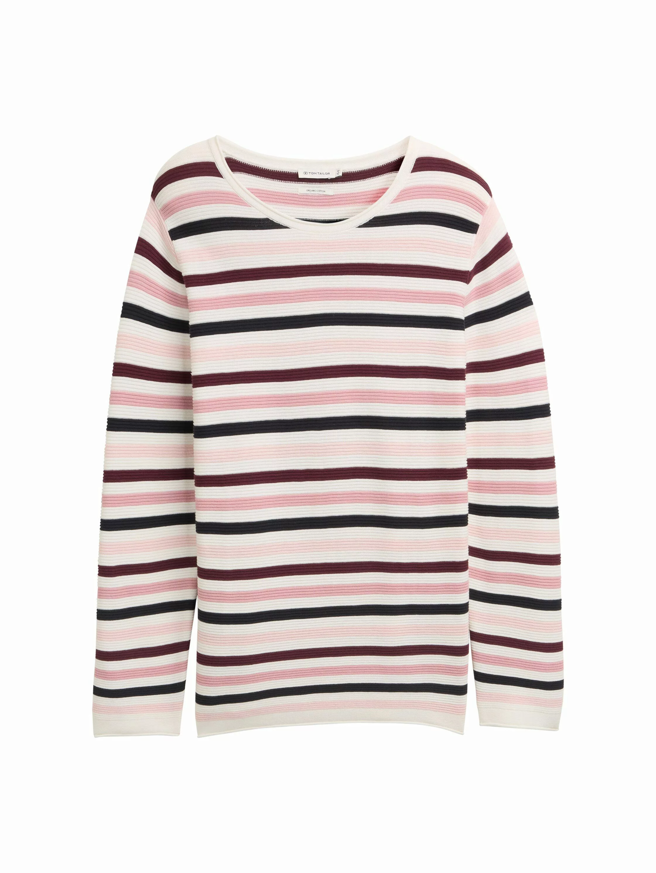 TOM TAILOR PLUS Strickpullover aus Bio-Baumwolle günstig online kaufen