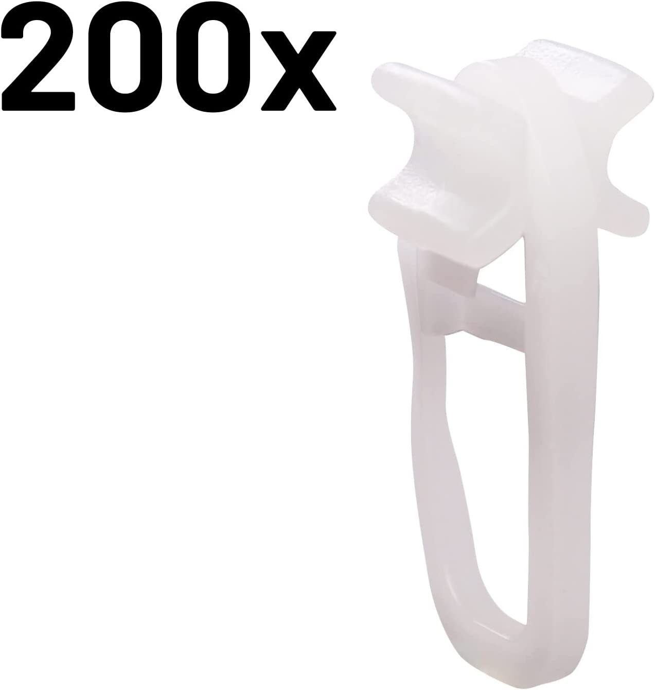 Deco-Raum Gardinengleiter X-Gleiter, mit Faltenlegehaken für günstig online kaufen
