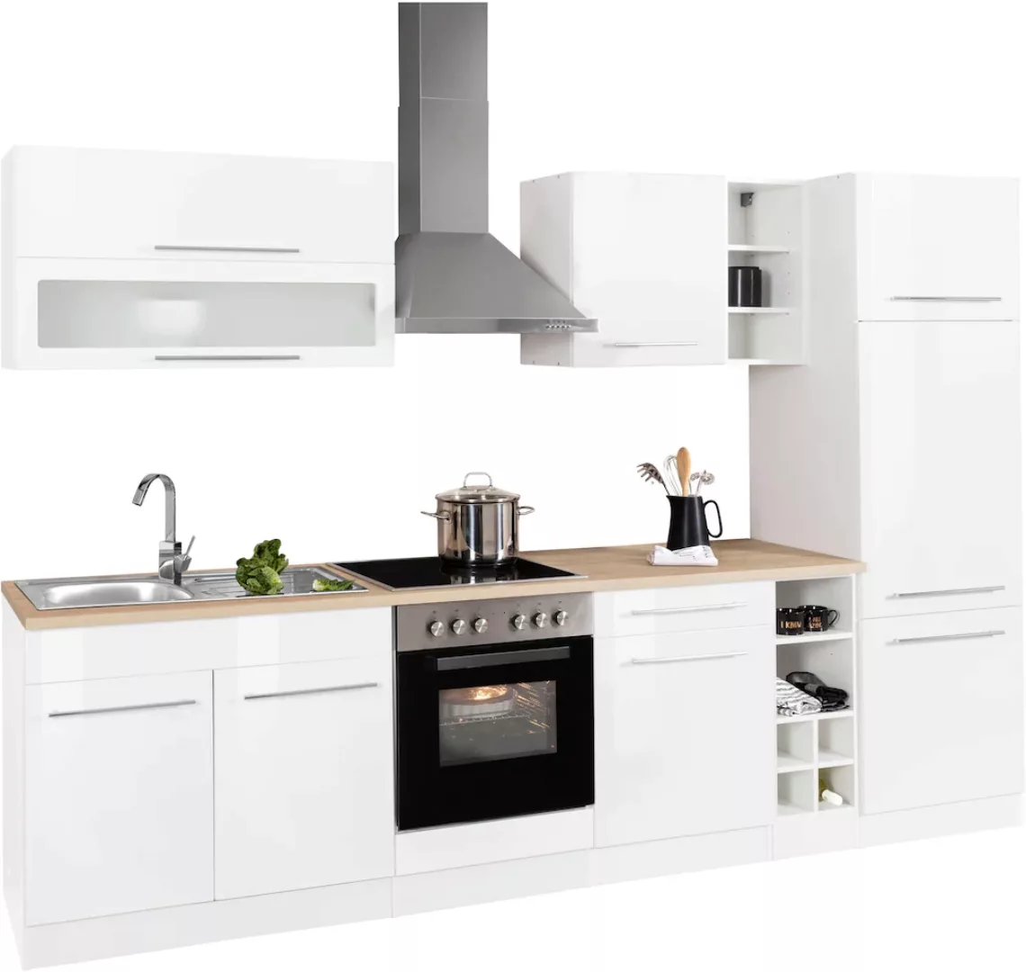 HELD MÖBEL Küchenzeile "Eton", mit E-Geräten, Breite 300 cm günstig online kaufen