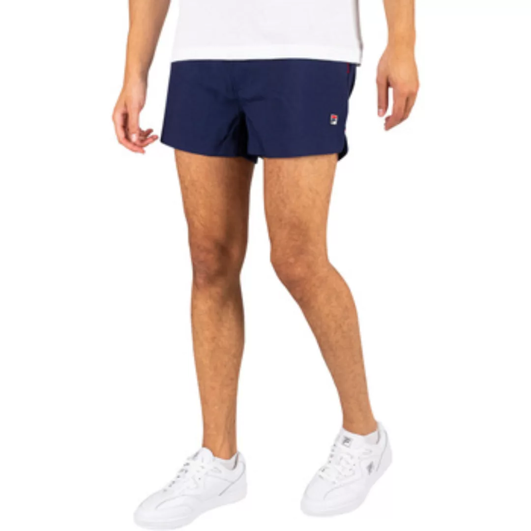 Fila  Shorts Hightide gestreifte Sweat-Shorts mit 4 Frotteetaschen günstig online kaufen