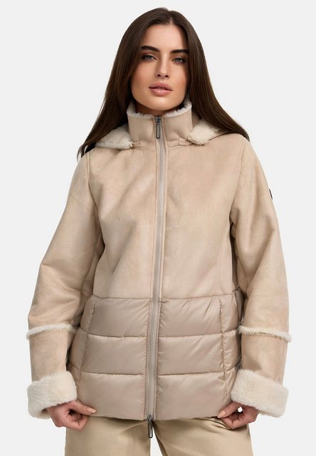 Manisa Kurzjacke mit Teddyfell-Kapuze günstig online kaufen