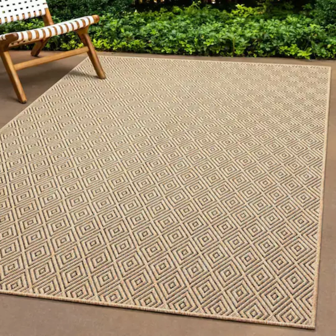 the carpet Teppich »Kansas«, rechteckig, moderner robuster In und Outdoor T günstig online kaufen